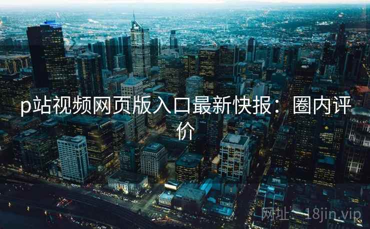 p站视频网页版入口最新快报：圈内评价